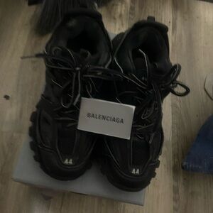 Balenciaga Black Athletic Shoes
